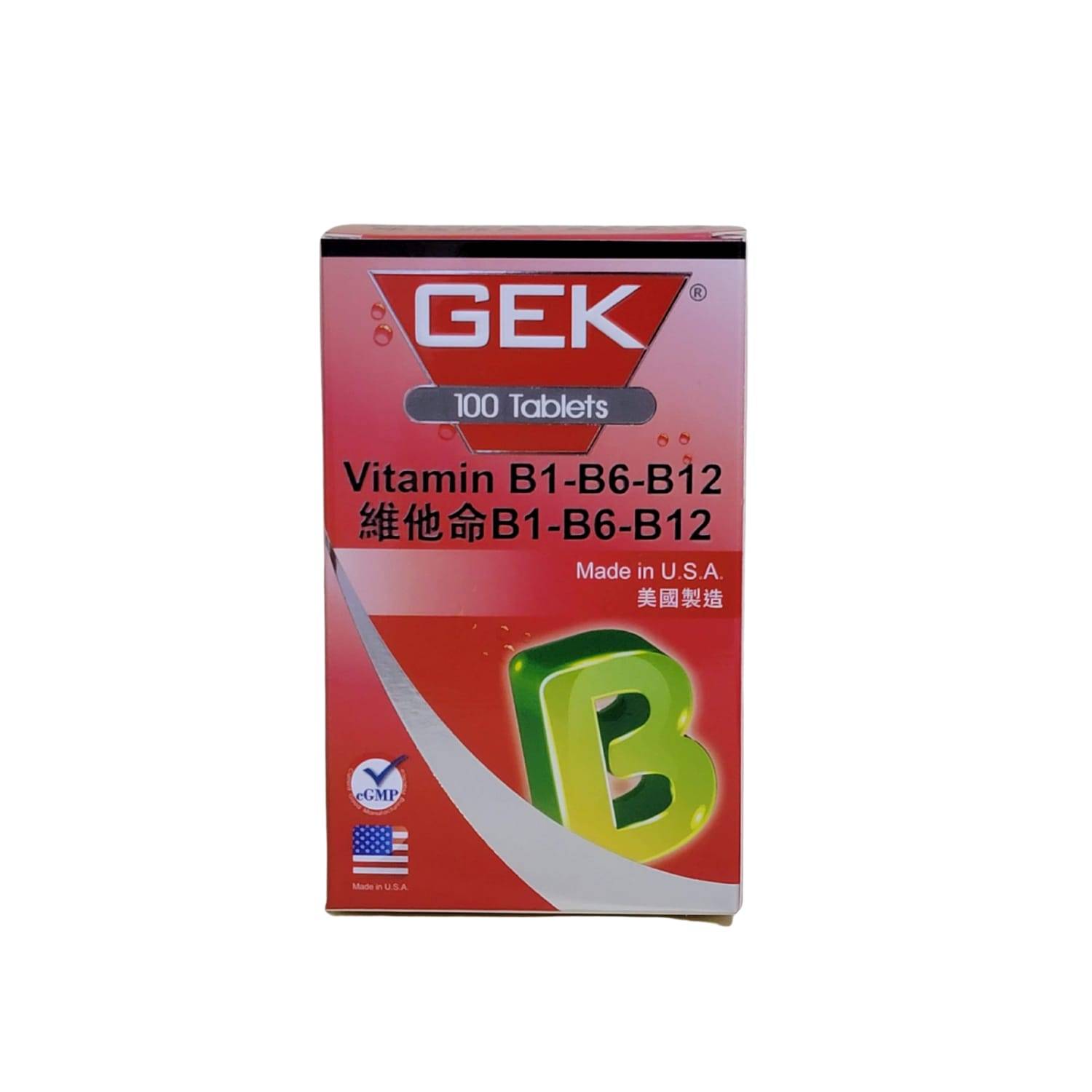 維他命B1-B6-B12 100粒